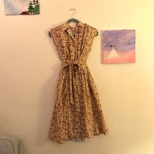 Vintage 40's Cap-Sleeve Frock
